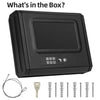 Gun Safe Box for Pistols Quick-Access Gun Lock Box Biometric Gun Safe