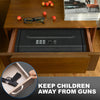 Gun Safe Box for Pistols Quick-Access Gun Lock Box Biometric Gun Safe