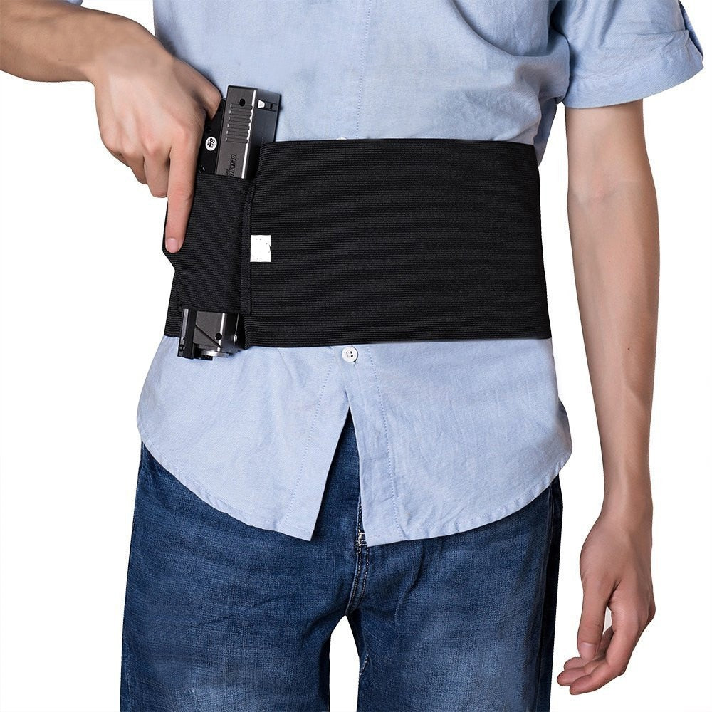 37" Adjustable Tactical Elastic Belly Holster - Azccwonline 37-adjustable-tactical-elastic-belly-holster, 